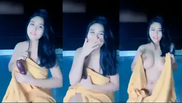 Miya Toge Main Terong Bikin Para Pria Sange Berat